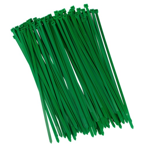 Sťahovacie pásky 300x3,6mm zelené.