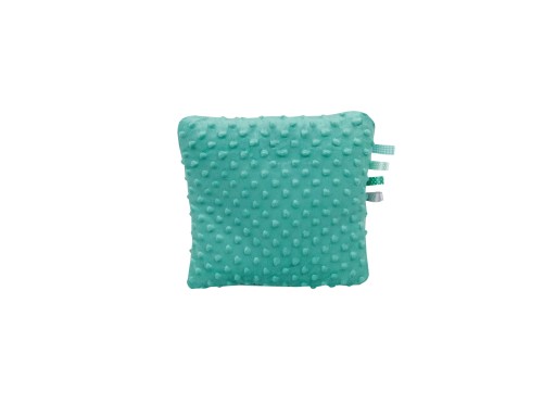 OLKA Vankúš do kočíka OBOJSTRANNÝ MINKY 30x30 mint