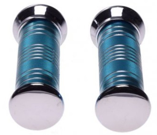 Rebrované hliníkové radenie Chrome Blue DRAG