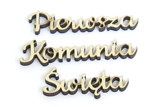 DEKOR Nápis DEKORÁCIA Prvé sväté prijímanie RZ60
