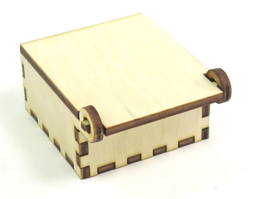 ZATVORENÁ KRABIČKA PREHLIADKA 5x5x2,5cm YD24