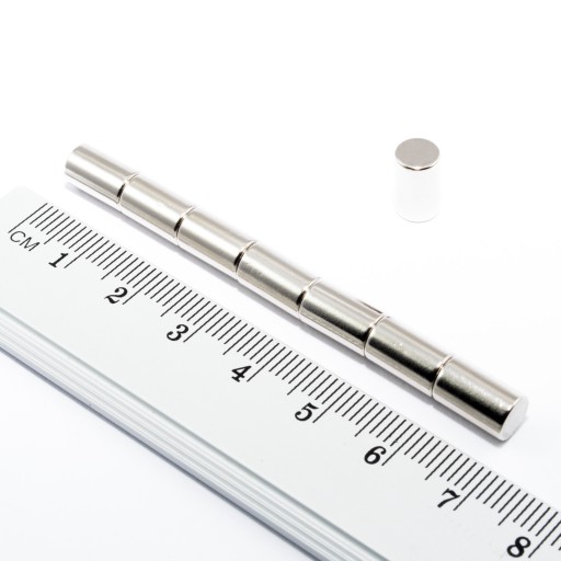 VALEC NEODYMOVÝ MAGNET 6x10 N38 SADA 10ks