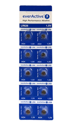 Everactive Batéria AG4 LR626 LR66 177 377A alkalická