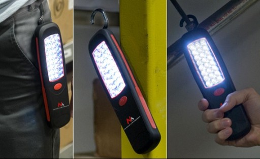 DIELENSKÉ LAMPA 24 LED SVETLO S MAGNETOM + HÁK