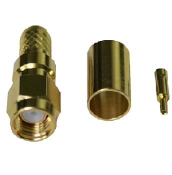 KONEKTOR (ZÁSTRČKA) RP-SMA PRE KÁBEL H-155 / RF-240