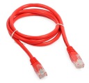PATCHCORD RJ45/1.0-RED UTP cat.5e RED 1m ABCV