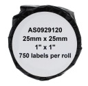 Etikety pre Dymo S0929120 biele 25x25 mm