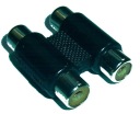 HLADKOVÝ KONEKTOR RCA CINCH 2xGN 10ks 0165