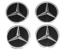 MERCEDES 60mm, emblémy, odznaky - puklice, ráfiky