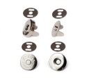 MAGNETICKÁ SVORKA 18mm STRIEBORNÝ MAGNET 2 kusy
