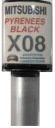 MITSUBISHI X08 PYRENEJS ČIERNA FARBA ARA