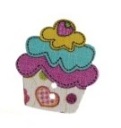 1 kus. gombík cca 25mm cupcake, cupcake, muffin