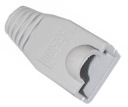 ŠEDÝ kryt zástrčky 8p8c RJ45 RJ-45 10ks.