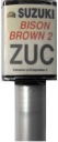 SUZUKI ZUC BISON BROWN 2 PAINT SCRATCH TOUCH