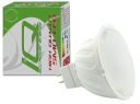 MR16 6 LED žiarovka 2835 3W 12V STUDENÁ AC/DC