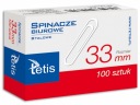 Kancelárske spony okrúhle Tetis GS140-C 33mm 100 ks