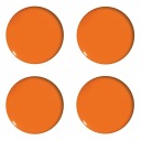 Oranžové tabuľové magnety 40 mm (4 ks) GM402-