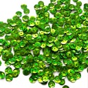 Flitrové obrúčky, BROKEN, 6mm, 5g, ZELENÝ LASER