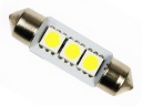 Žiarovka 3 LED C5W C10W SMD 5050 TUBE 42 mm
