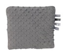 OLKA OBOJSTRANNÝ vankúšik do kočíka MINKY 30x30 šedý