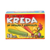 Marbor štvorcová farebná krieda (50) B5