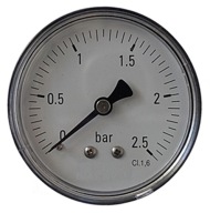 Technický kotúčový tlakomer 63 mm až 6 bar VZAD