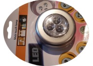 Lepiaca dotyková LED šatníková lampa na batérie