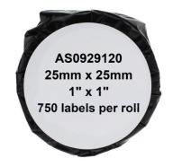 Etikety pre Dymo S0929120 biele 25x25 mm