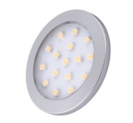 LED orbitové svietidlo strieborné 1,5W 12VDC studená