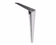 Policový držiak 250x300 biela, hnedá