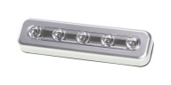 5 x LED nástrčná, samolepiaca batériová lampa