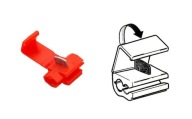 Rýchlospojka / rýchlospojka na pripojenie vodičov 0,25mm2 - 1,00mm2 -2ks
