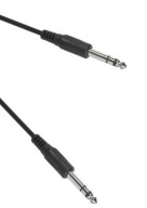Káblový jack konektor 6.3 - konektor 6.3 STEREO 5m (4424)