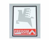 NÁLEPKA LOGA NÁLEPKA ROMET PREDOM