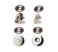 MAGNETICKÁ SVORKA 18mm STRIEBORNÝ MAGNET 2 kusy