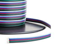 5-žilový farebný kábel pre RGBW LED pásiky
