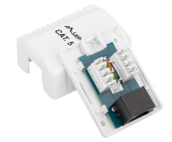 Lanberg nástenná zásuvka 1x RJ-45 Kat. 5e UTP