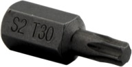 BIT TORX T30 x 30MM S2 10MM HEX.