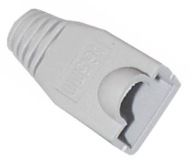 ŠEDÝ kryt zástrčky 8p8c RJ45 RJ-45 10ks.