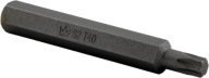 BIT END 10MM TORX T40 x 75MM S2 HEX.