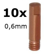 Kontaktný hrot MB15, drôt fi0,6 M6x25mm - 10 ks
