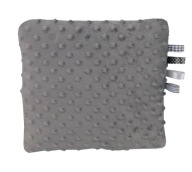 OLKA OBOJSTRANNÝ vankúšik do kočíka MINKY 30x30 šedý