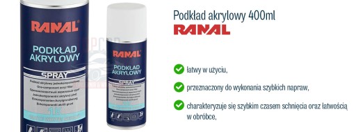 AKRYLÁTOVÝ ZÁKLADNÝ VÝPLŇ GREY 1K SPRAY
