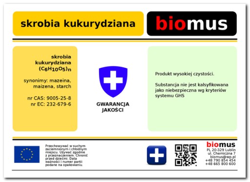 Mazeina KUKURIČNÝ ŠKROB 1kg