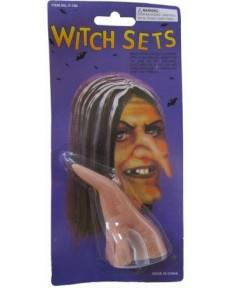 Čarodejnícky nos Čarodejnica SUPER CA 221 HALLOWEEN