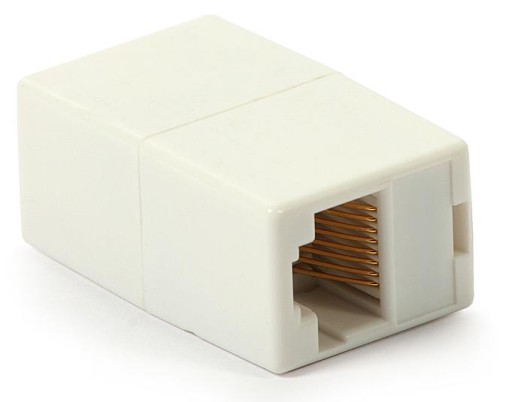 ADAPTÉROVÝ KONEKTOR RJ45 RJ-45 CAT5E 8P8C