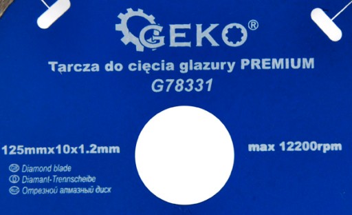 Kotúč na rezanie dlaždíc 125mmx10x1,2mm PREMIUM GE