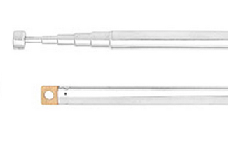 Teleskopická anténa 40 cm 6 segmentov vysoká 24h (1152)