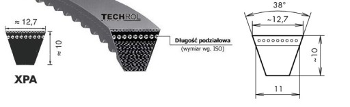 REMEŇOVÝ ZUB XPA 782 ZUB