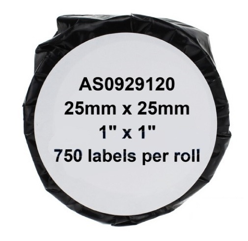 Etikety pre Dymo S0929120 biele 25x25 mm